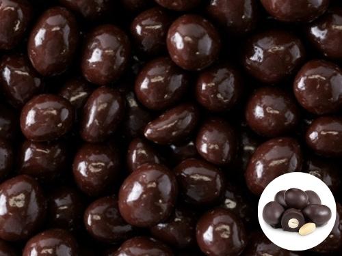 Zachary Dark Chocolate Covered Double Dipped Peanuts 1 lb.